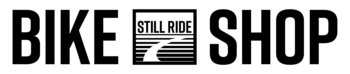 Still ride bike shop  wordmark white on black web
